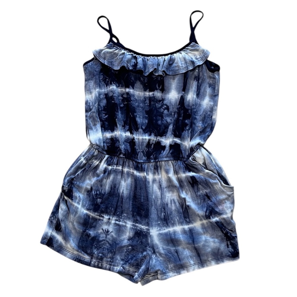 Biography 12 shorts romper tank tie dye